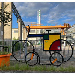 Aufsteller Skulptur "Fahrrad"