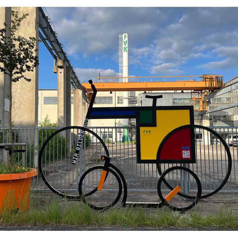 Aufsteller Skulptur "Fahrrad"
